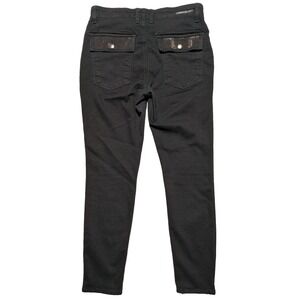 CURRENT ELLIOTT The Combat Stiletto Black Stretch Denim Skinny Jeans - Women‎ 30